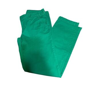 Tommy Hilfiger Women’s Green Chino Pants Size 6 Straight Leg Casual Preppy